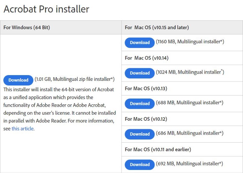 adobe pro free download 2024