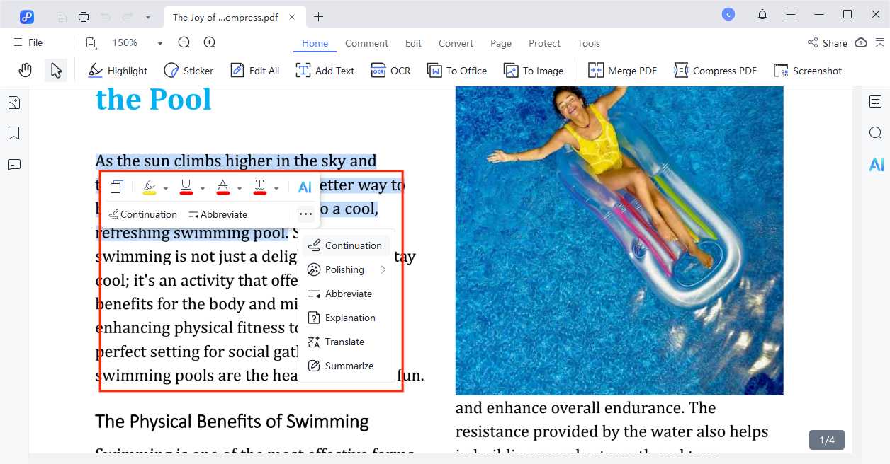 use tenorshare ai pdf summarizer tool