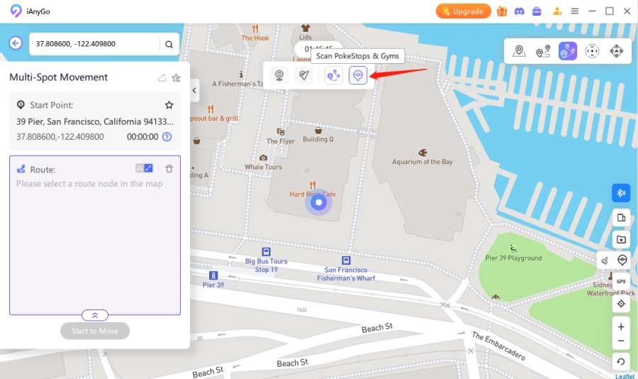 Auto Connect Nearby Pokestops and Gyms