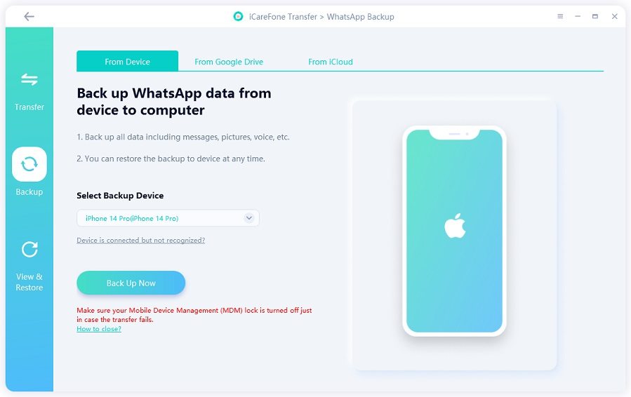 access whatsapp backup on icloud from pc