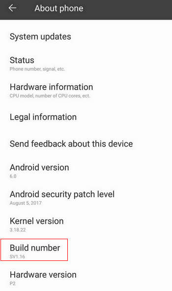 enter fastboot mode with adb - build number