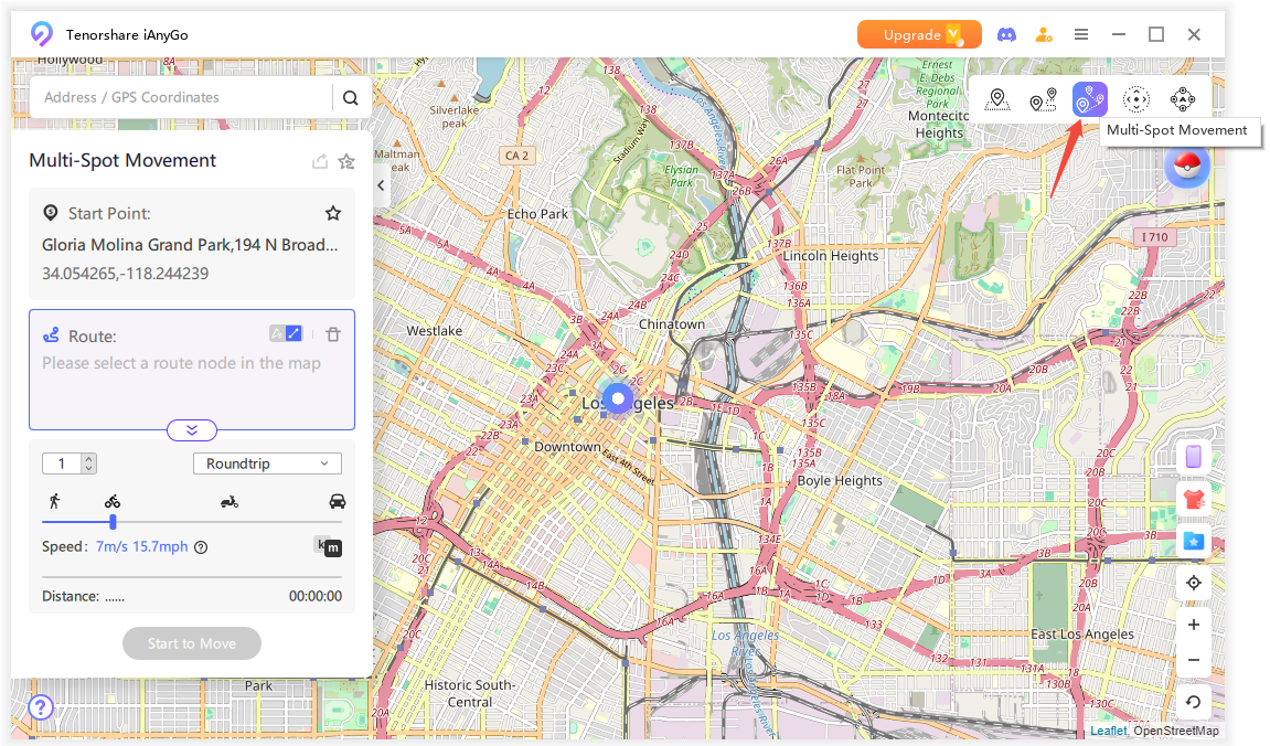ianygo multi spot movement