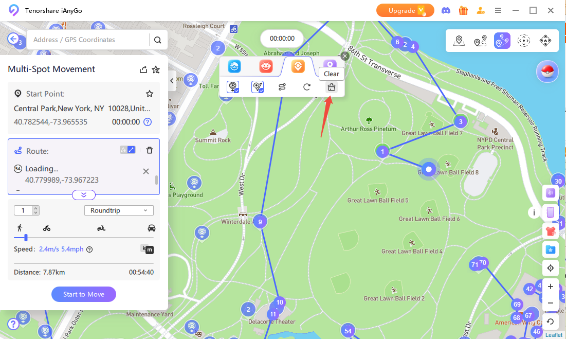 ianygo expand route option