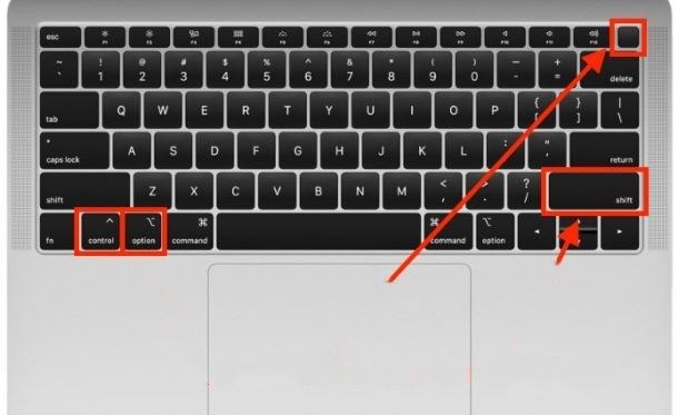 control option shift start