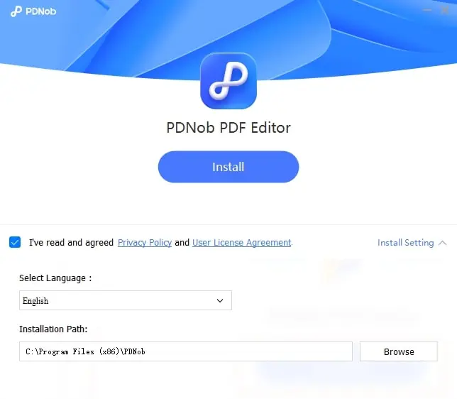 download and install pdnob for windows