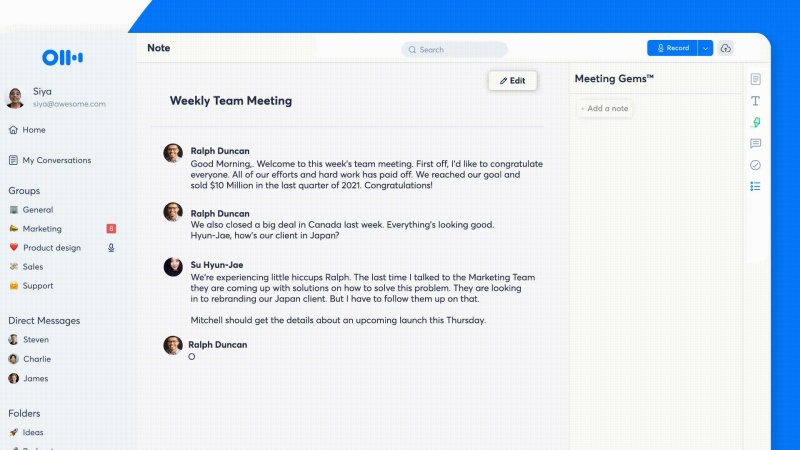  edit otter ai transcriptions