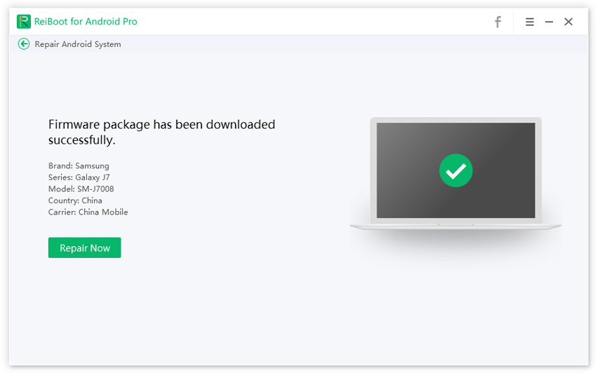 frimware package have downloaded