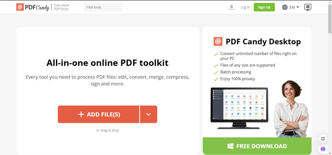 pdf candy pdf editor for windows 11 10