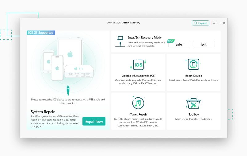 imobie anyfix interface