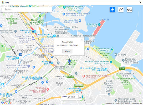 ispoofer fake gps location
