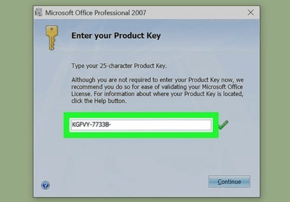  microsoft office 2007 product code