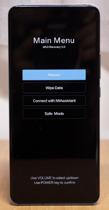 boot xiaomi into miui recovery 5.0