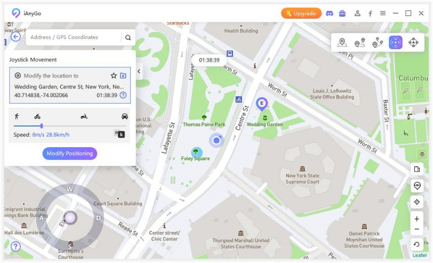 ianygo modify position on joystick