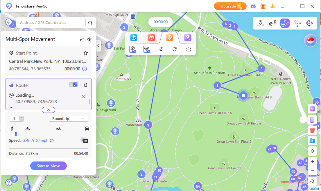ianygo expand route option