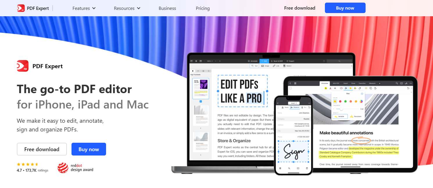 pdf expert pdf editing software for mac
