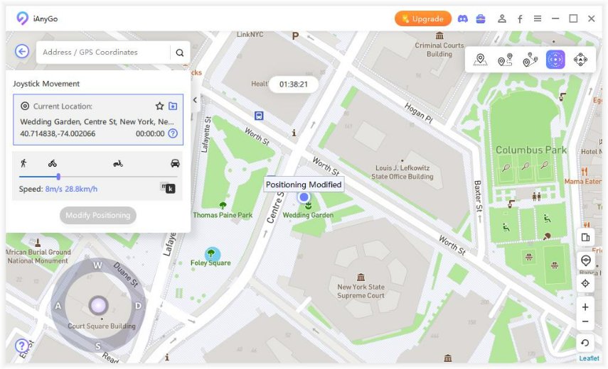 ianygo position modified