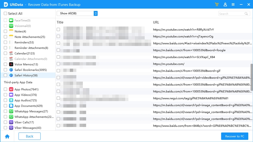 recover deleted safari history on iphone