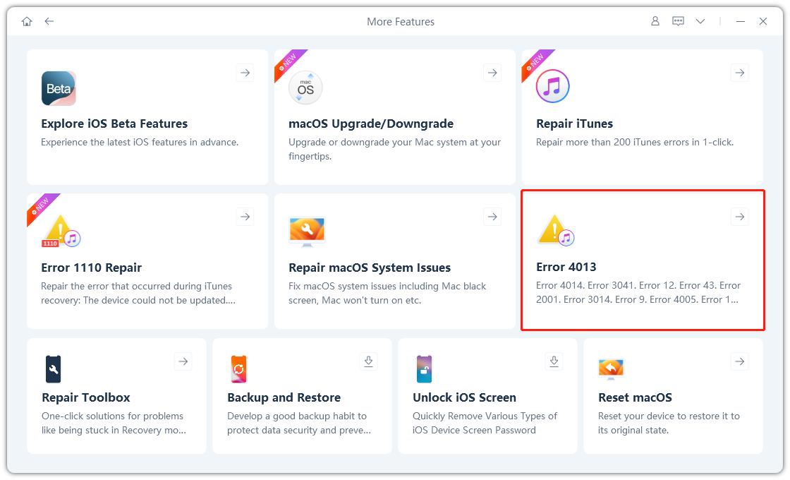 repair iphone 4013 mode