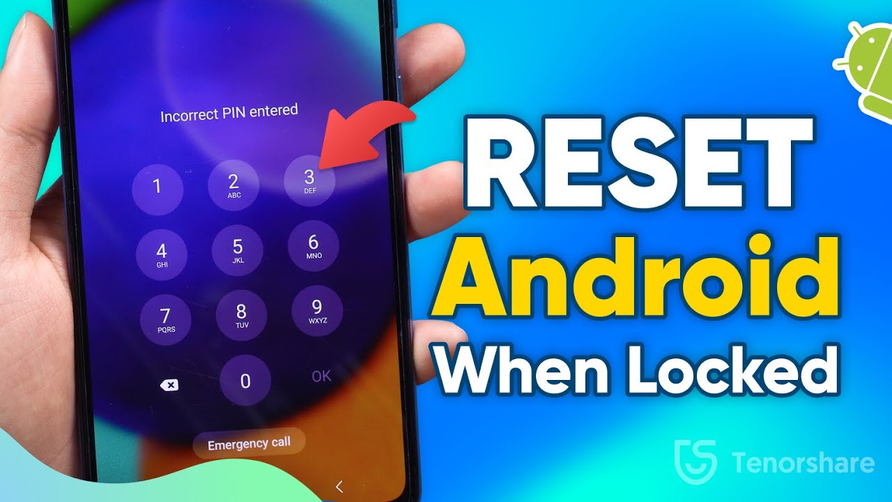 reset android when locked 4ukey guide