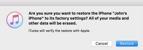 restore iphone 13 to factory settings