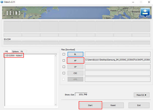 how to flash samsung