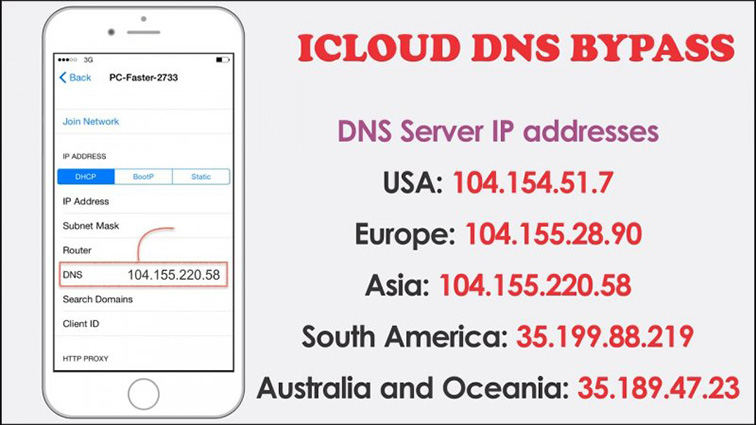 unlock iphone with icloud dns bypass