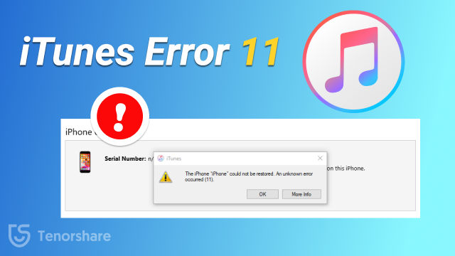 itunes error 11