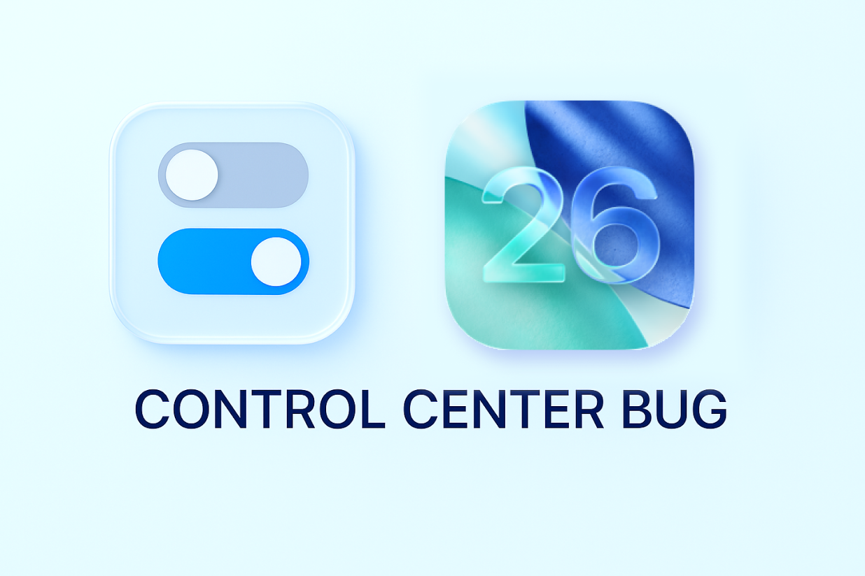 ios 26 control center bug