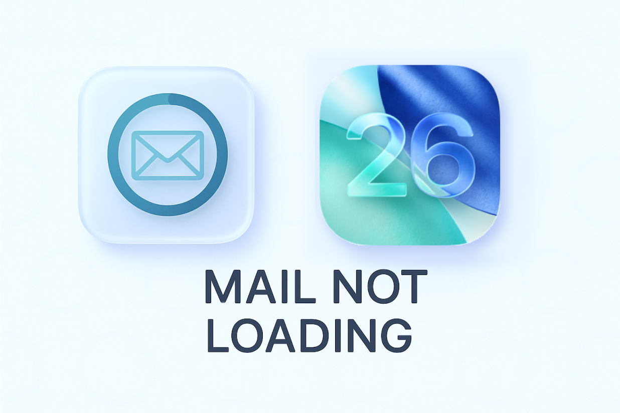 ios 26 mail not working