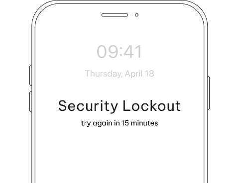 iphone security lockout
